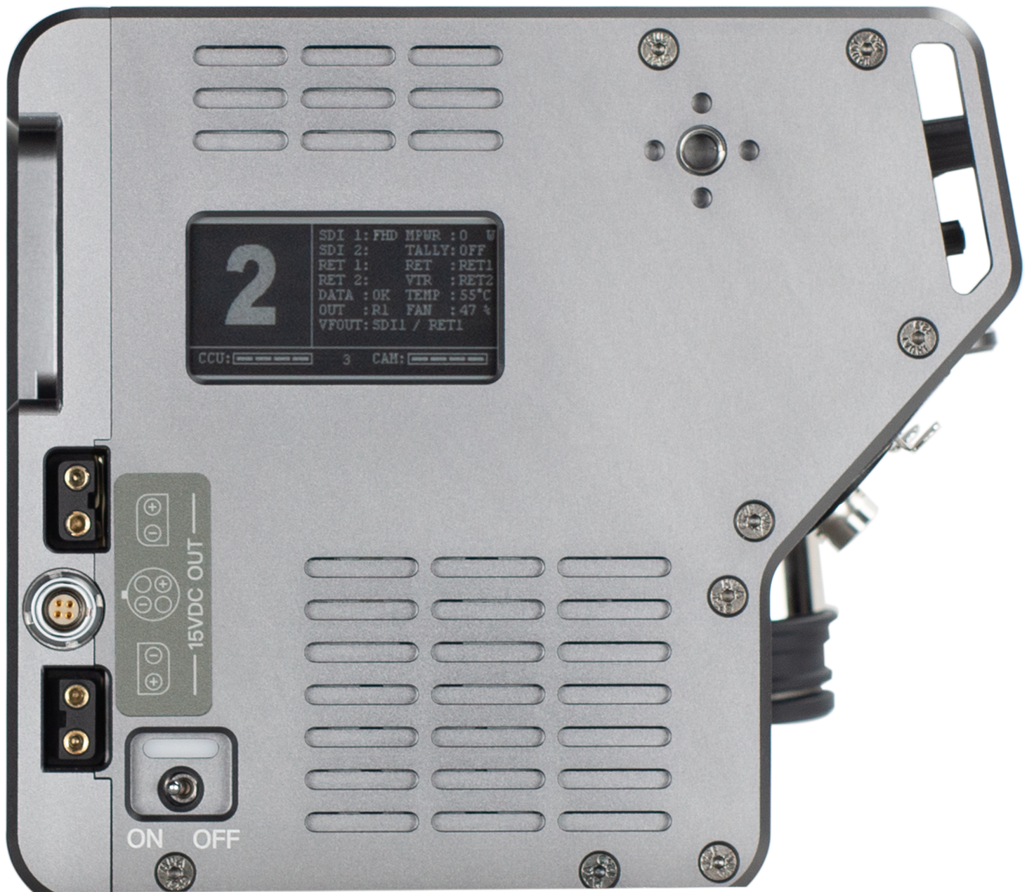 摄像机端屏幕菜单